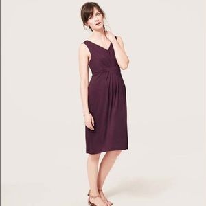 Loft V-Neck Maternity Dress
